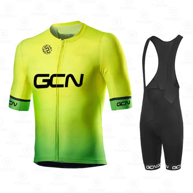 

Summer Cycling Jersey 2022 GCN New Men's Cycling Clothing Quick Drying Set Racing Sport MTB Bicycle Jerseys Bike Uniform