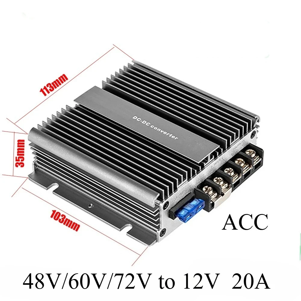 

Kangwobei Конвертер DC/DC 48/60/72В на 12В 20/30/40А