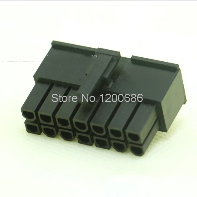 Купи Molex4.2MM 5557-2 * 7P plastic shell 5557 plastic shell black 14P за 198 рублей в магазине AliExpress