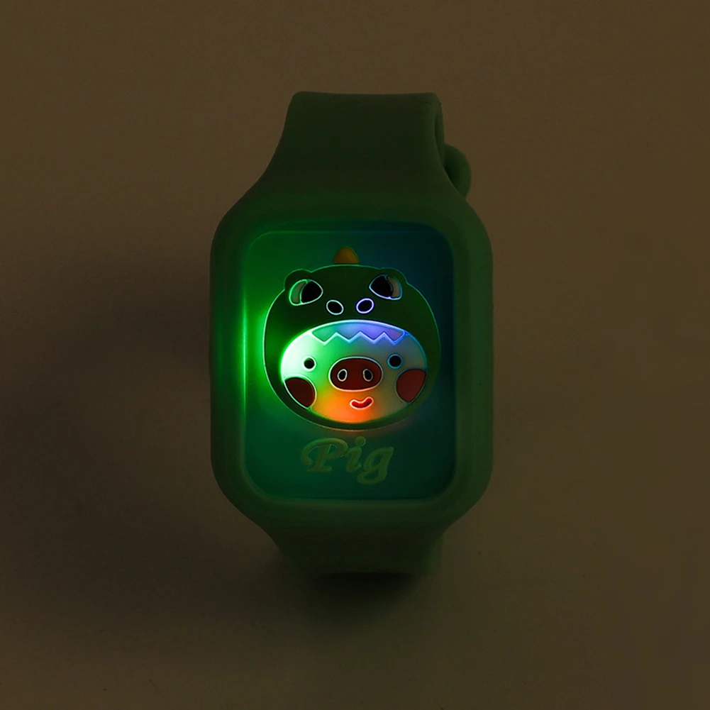 Cartoon Mosquito Repellent children silicone Watch Adjustable Wearable Plant Essential Oil Wristband Killer |