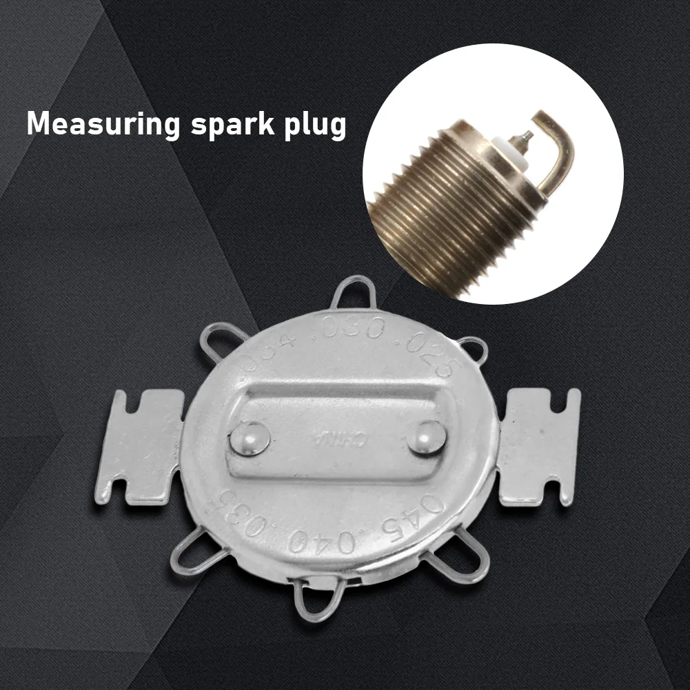 

Spark Plug Gap Gauge Opener Measuring Adjustment Tool Gapper Feeler Clearance Spark Plug Gage Caliber for Motorcycle