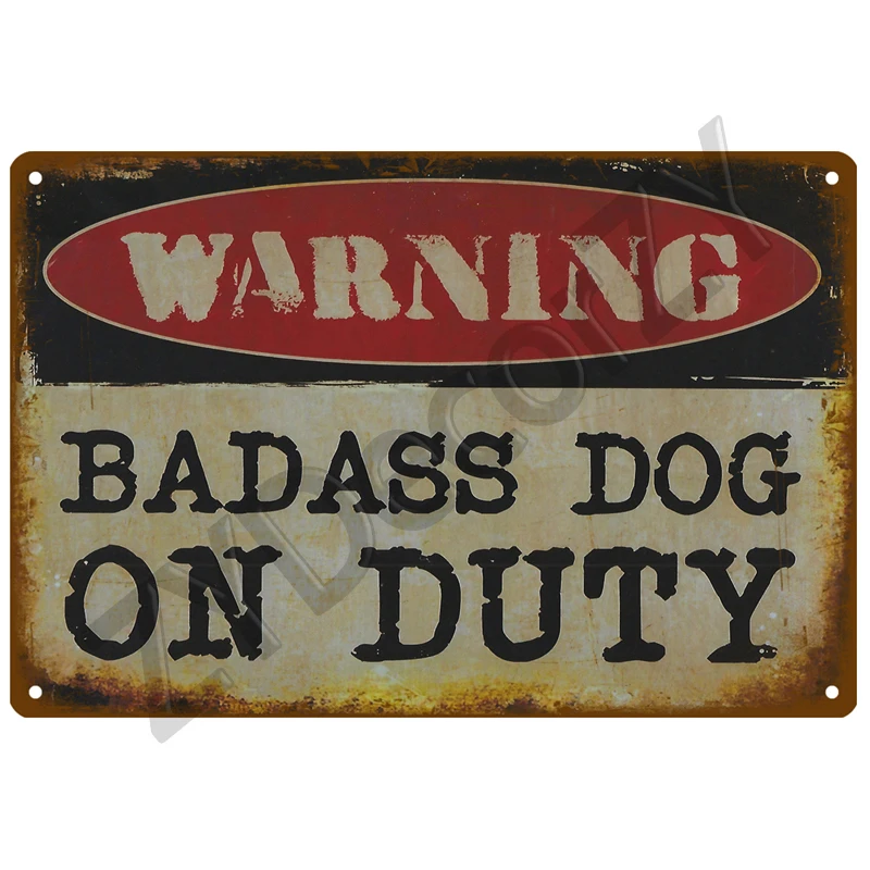 Металлическая табличка Bull Terrier настенный художественный жестяной знак настенные