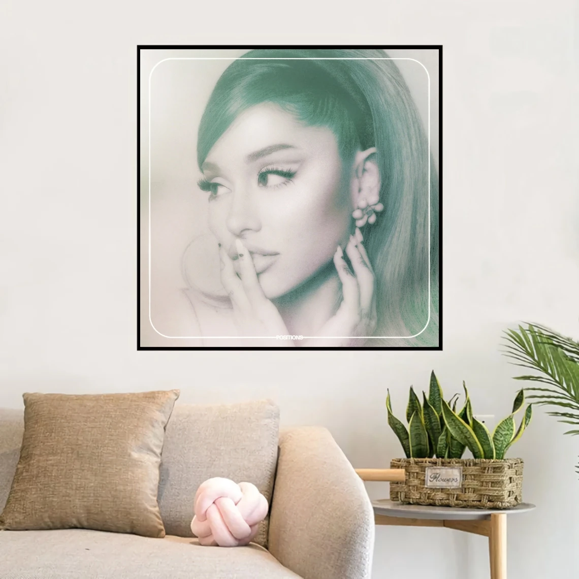 Ariana Grande Positions Music Album Poster Canvas Art Print Home Decor Wall Painting ( No Frame )