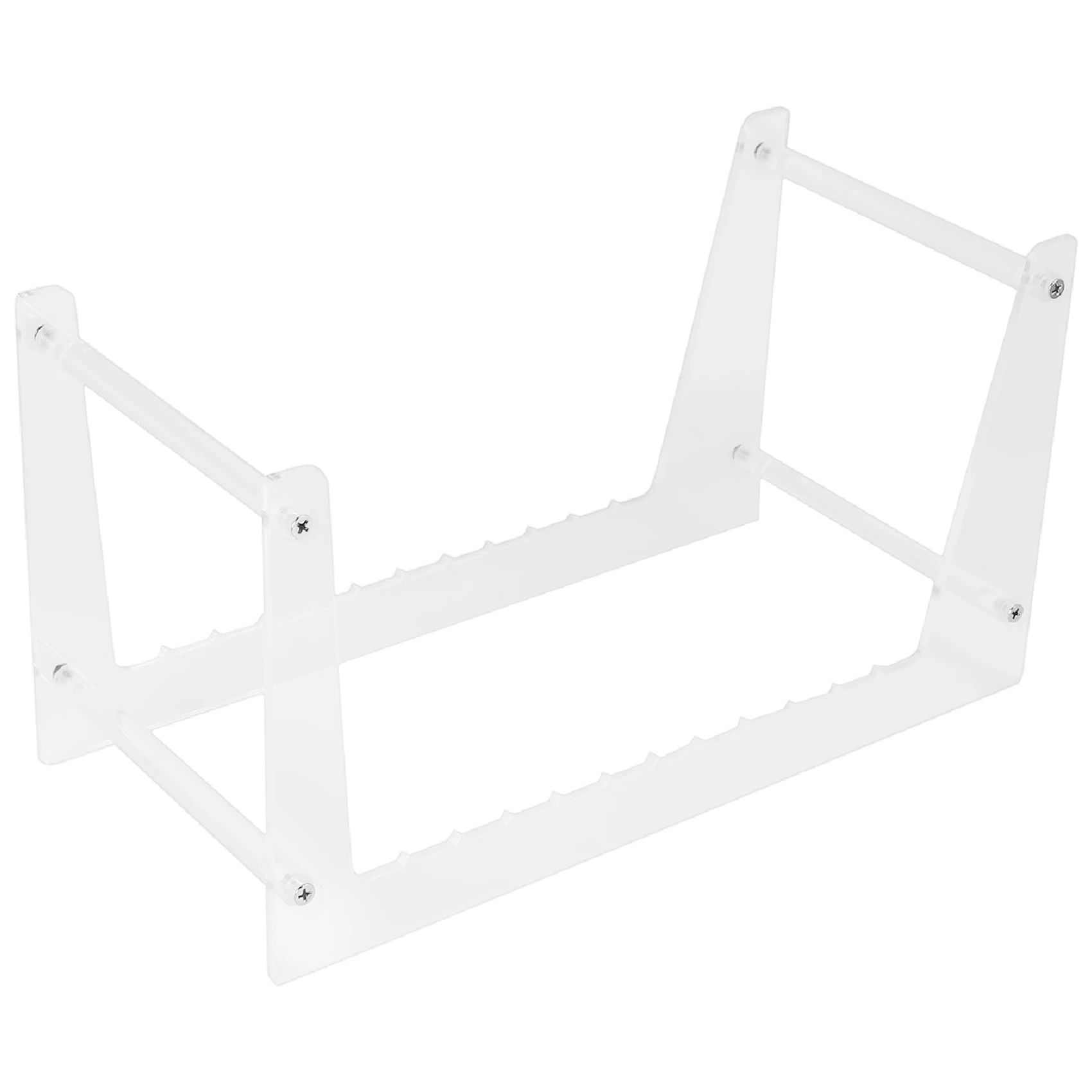 Clear Vinyl Record Stand Holder for Desktop Album Storage, Acrylic Vinyl Record Shelf Display 50