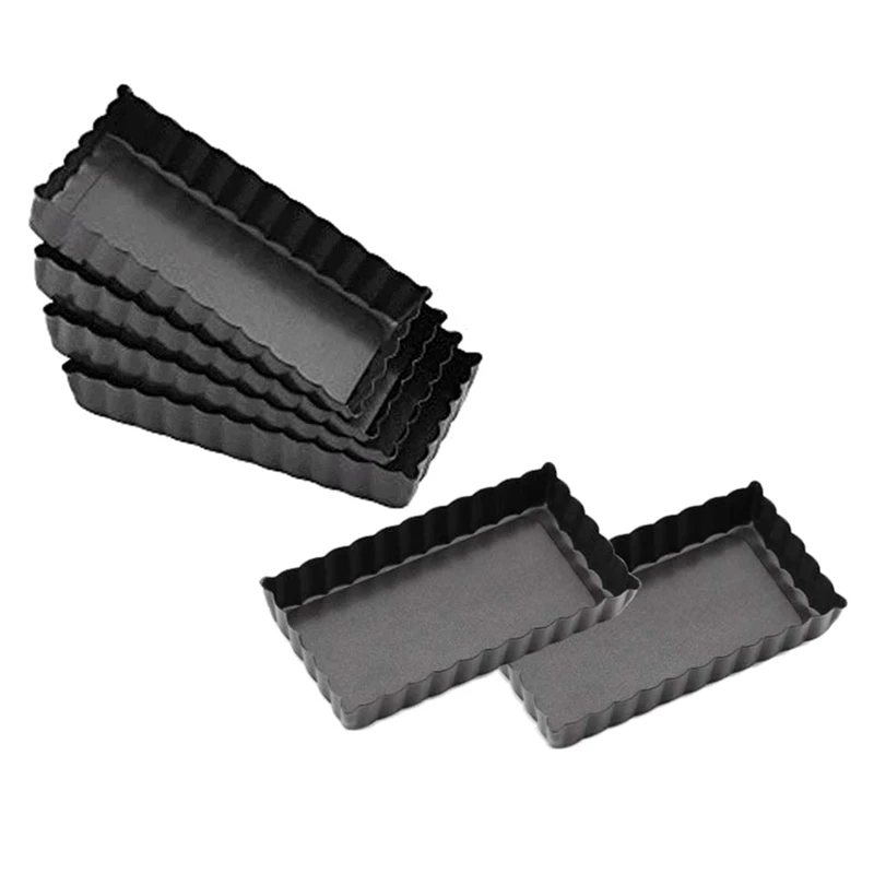 Мини-Сковорода квадратная 4-дюймовая со съемным дном антипригарная 6 шт.