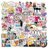 103050pcspack the golden girls stickers for waterproof skateboard motorcycle guitar luggage laptop cute tv show sticker toy