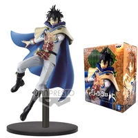bandai genuine dxf black clover yuno grinbellor anime action figures toys for boys girls kids gifts collectible model ornaments