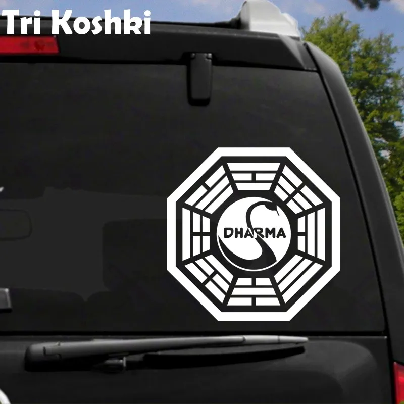 

Tri Koshki KT071 Dharma Автомобильная наклейка Виниловые наклейки Светоотражающая наклейка на автомобиль Мотоцикл Бампер Стена Ноутбук Дверь Ноутбук