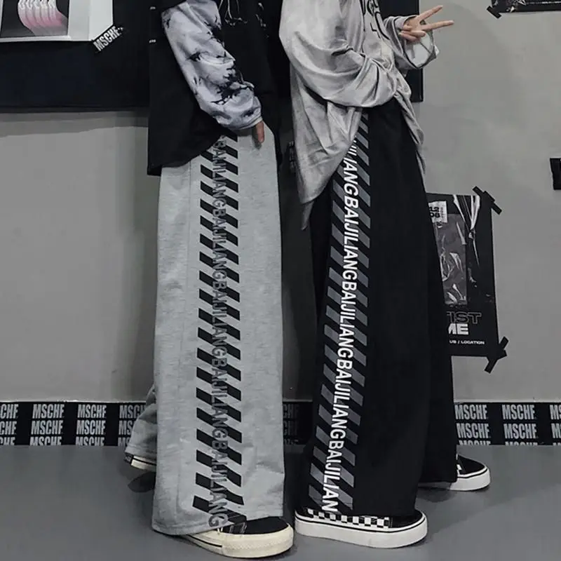 

Женские джинсовые брюки в стиле хип-хоп, черные брюки-султанки из денима с высокой талией, Джоггеры в готическом стиле, одежда для улицы, осе...