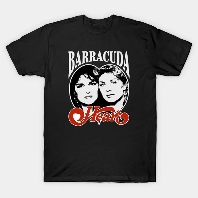 

2021 Men/women's Summer Black Street Fashion Hip Hop Barracuda Best Art Heart T-shirt Cotton Tees Short Sleeve Tops