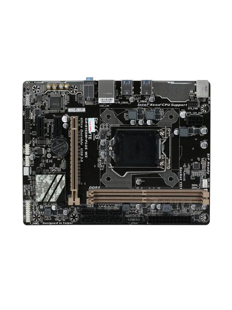 

For Gigabyte GA-X150M-PLUS WS X150M-PLUS WS Computer USB3.0 SATA3 Motherboard LGA 1151 DDR4 X150 X150M Desktop Mainboard Used