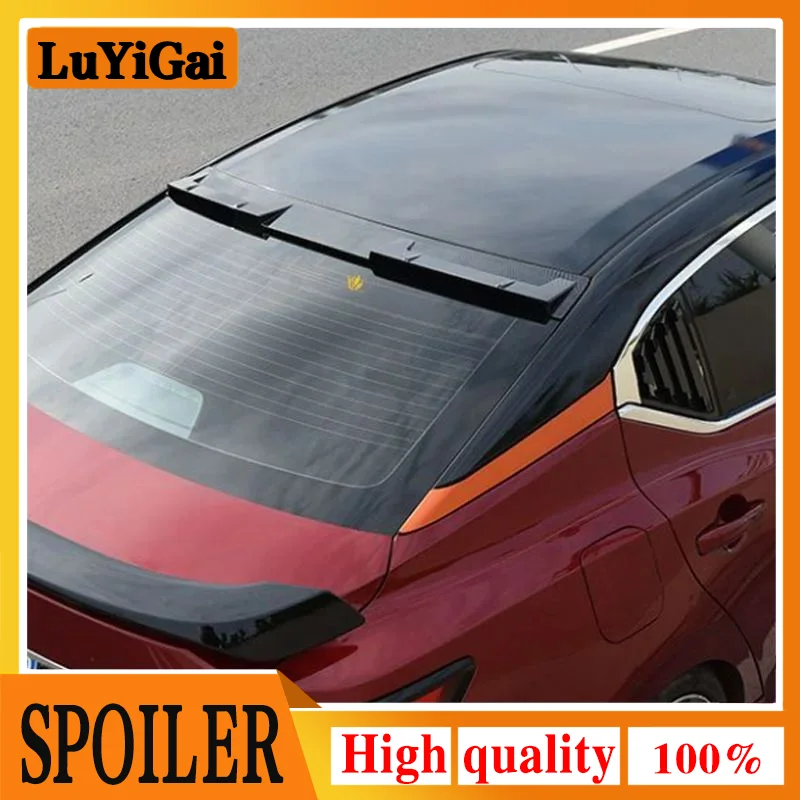 

Спойлер для Nissan Sentra Sylphy 2020 2021 ABS Материал праймер цвет заднее окно крыша спойлер комплект аксессуаров