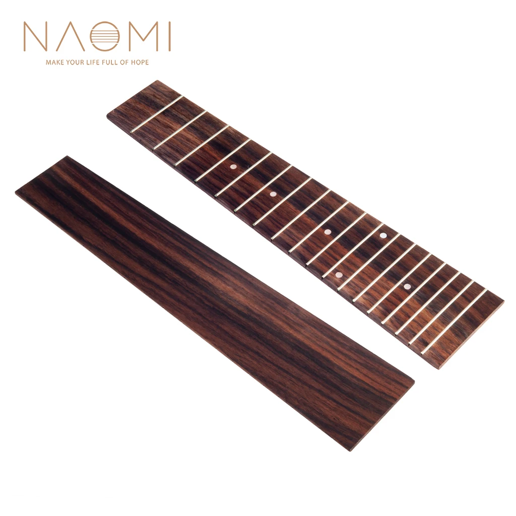 

NAOMI Guilele Guitalele Fretboard Rosewood Fingerboard W/ 18 Frets Fretboard For Guilele New