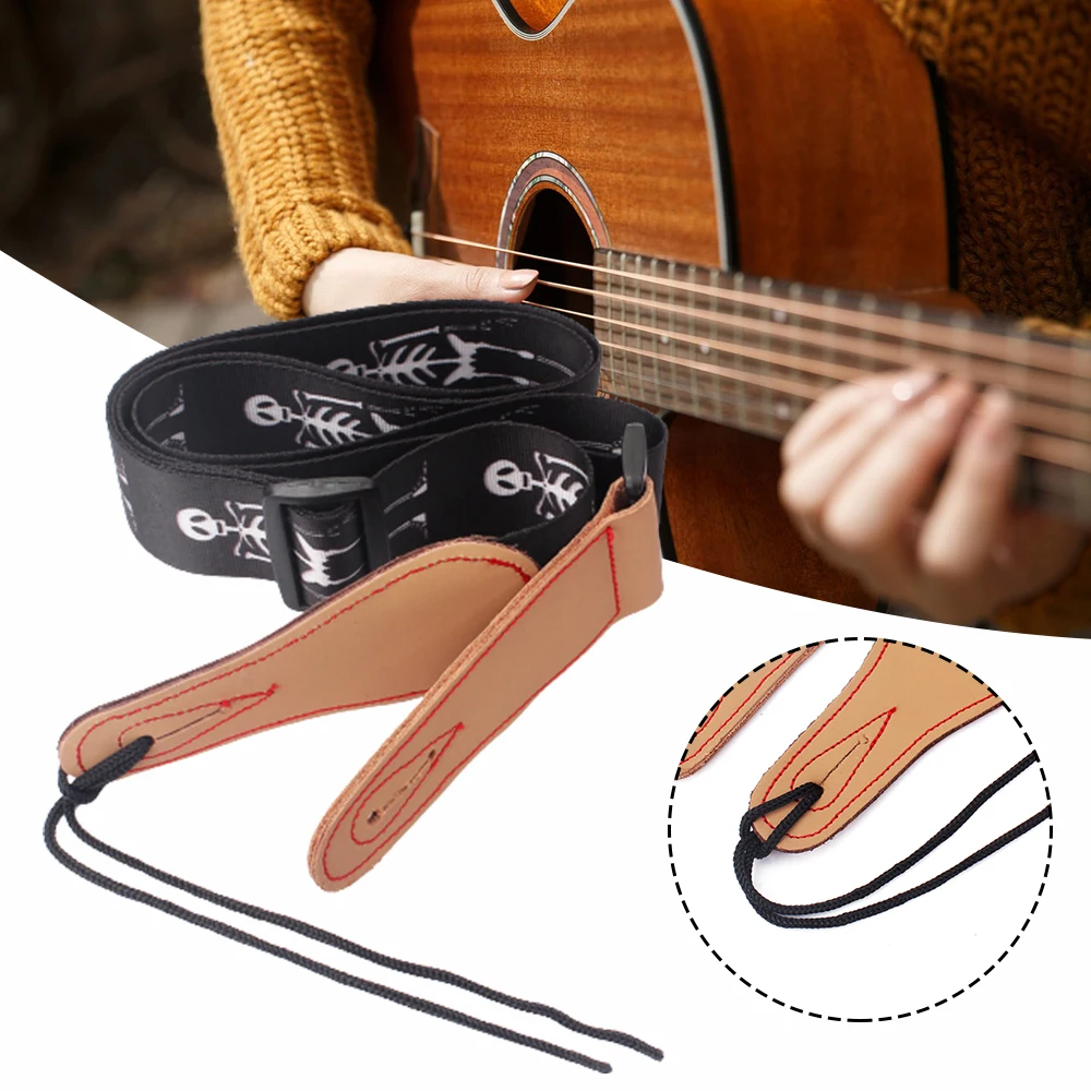 

Ремешок для гитары Mandolin, черный, коричневый ремешок для гитары, простой подарок для любителей музыки