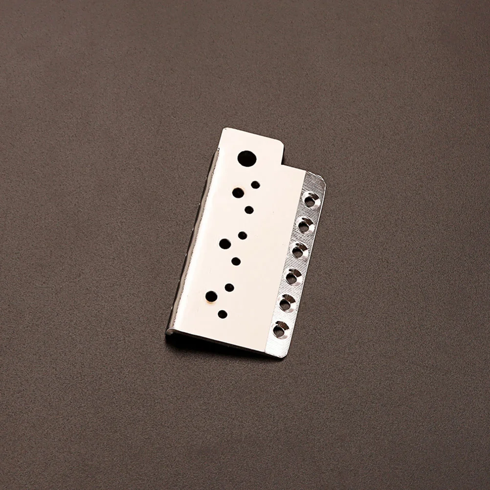 

The Lap Ponticello Base Plate Bass Pickups Bridge Metal Guitar Replacement Parts Accessories
