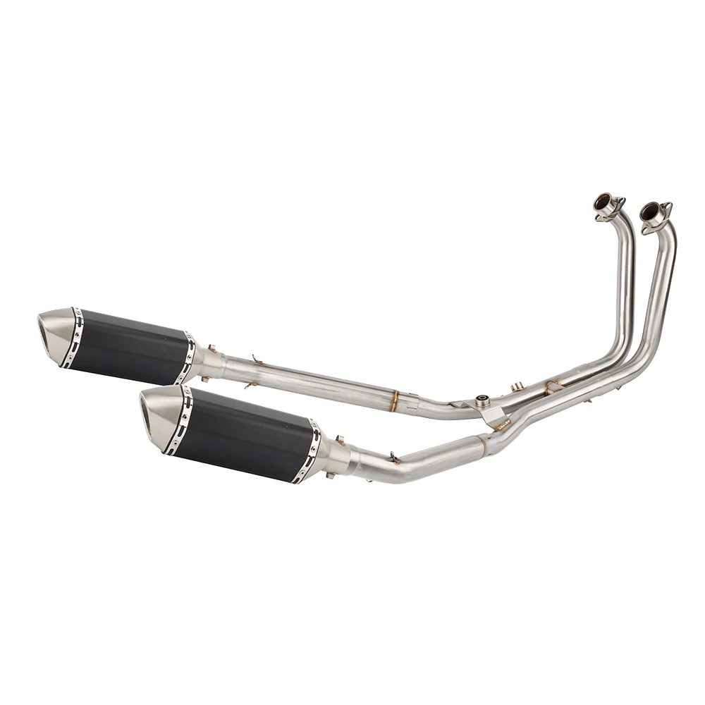 Фото Для Yamaha TDM 900 2002-2013 TDM900 Escape без шнуровки глушитель мотоцикла со звеньевой трубой №4