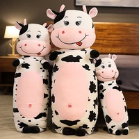 high quality plush milk cow toy soft stuffed cartoon animal cattle doll office lunch break nap sleeping pillow gifts