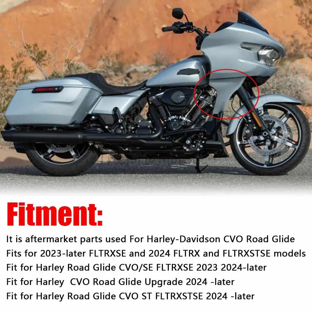 Для Harley Touring Road Glide FLTRXSE 2023 FLTRXSTSE CVO 2024 обтекатель мотоцикла комплект кронштейнов