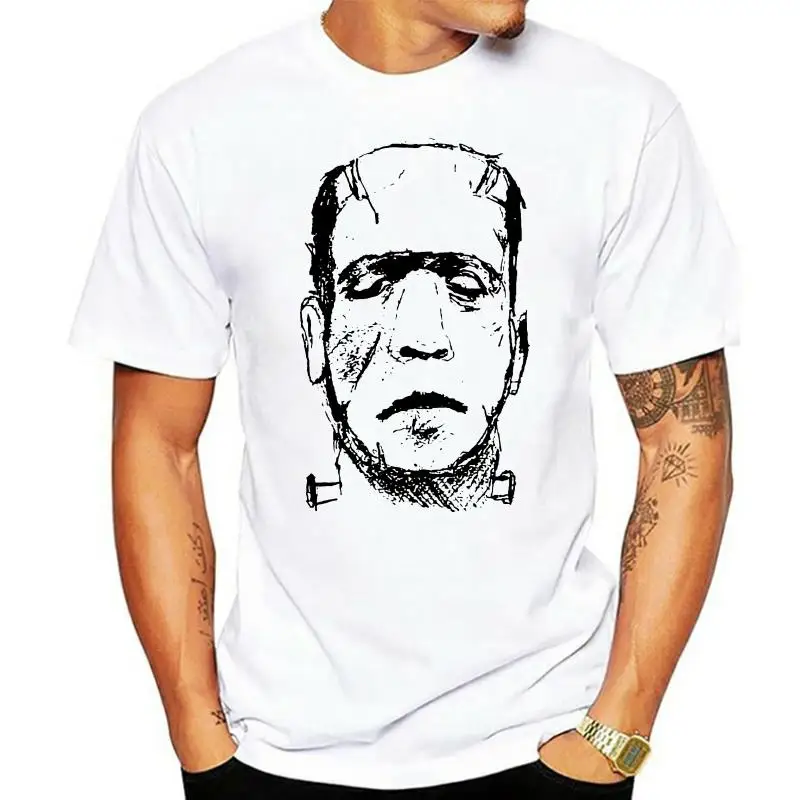 

Men Funy T-shirt Frankenstein tshirs Women T Shirt