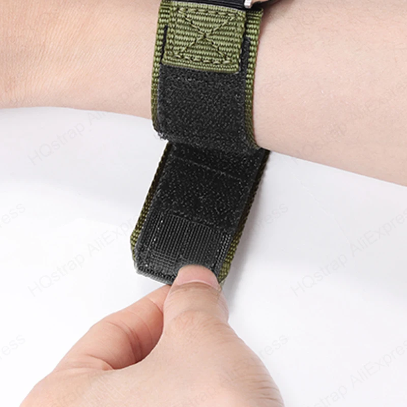 Ремешок нейлоновый для Samsung Watch 6 5 4 3 Huawei Band Универсальный сменный спортивный