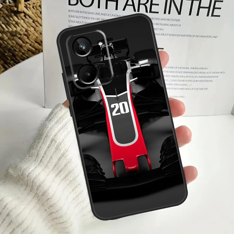 Kevin Magnussen F1 чехол для Realme 9 10 11 12 Pro Plus GT5 GT Neo5 C21Y C25s C30 C31 C33 C35 C51 C53 C55 C67