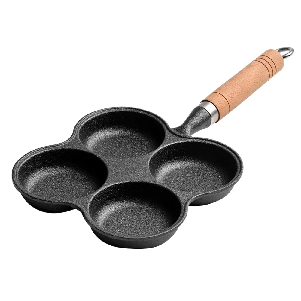 

Pan Egg Frying Pans Cast Iron Snail Crepe Divided Multi Breakfast Plate Baked Grill Steak Dishes Pot Pancake Cooker Omelette