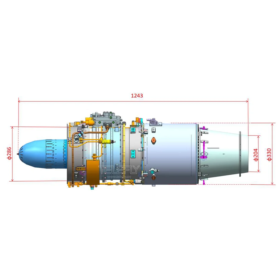 Telefly 400WP Turbo Jet большая радиоуправляемая модель дрона электродвигатель турбины