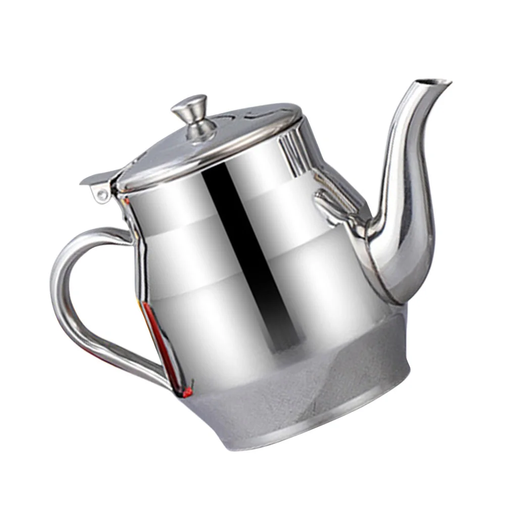 

Stainless Steel Oil Can Household Filter Mesh Oil Storage Pot Oil Strainer Bottle