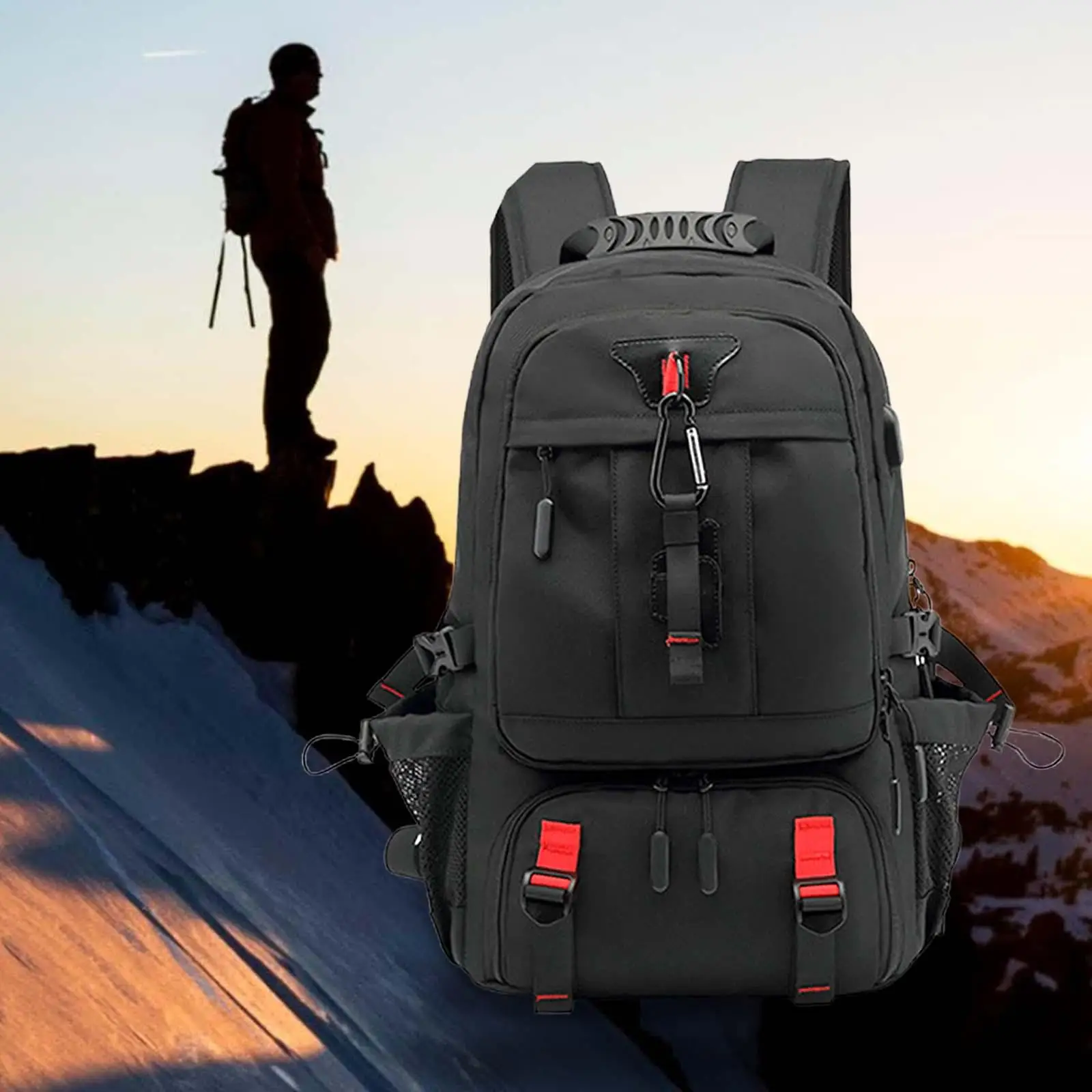 Bag Adjustable Shoulder Straps Rucksack For Outdoor Camping 