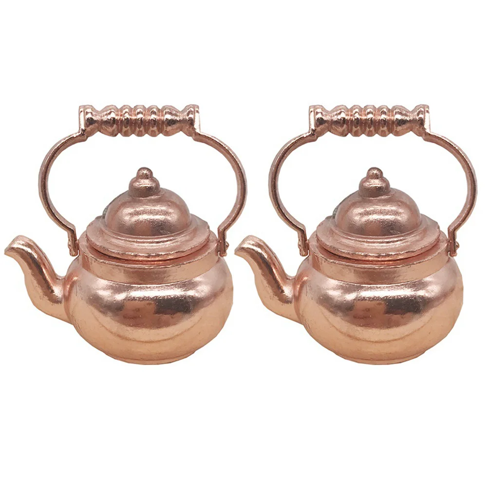 

2 шт., детский мини-чайник из металлического сплава