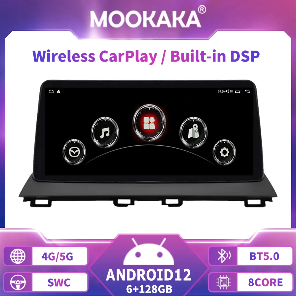 

10.25 Inch Android 12 Car Radio For Mazda 3 Axela 2014 - 2019 GPS Navigation Stereo Audio Multimedia Video Player Head Unit