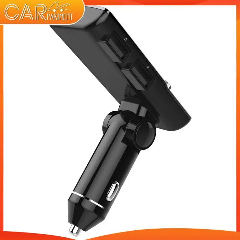 

FM-трансмиттер автомобильный с ЖК-дисплеем и поддержкой TF-карты