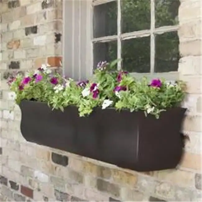 

Самополивающаяся полиэтиленовая оконная коробка для эспрессо, 48x10x10 дюймов