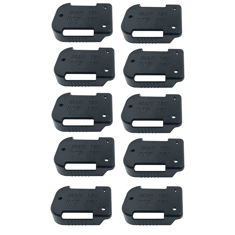 

10PCS Tool Battery Holder,Cordless Tool Battery Storage Rack Compatible with Makita 18V Battery and 18V