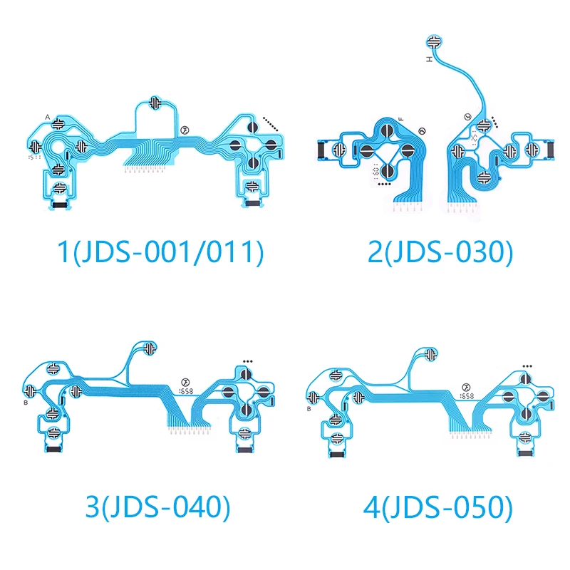 

For PS4 DS4 PRO Slim Controller Conductive Film Blue Film JDM 050 040 030 010 Replacement Accessories