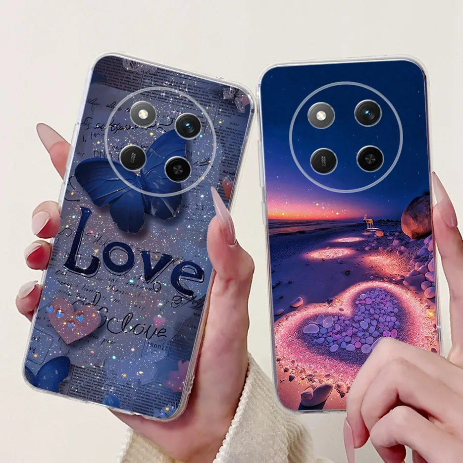 Фото Чехол для Honor X9C Magic 7 Lite BRP-NX1, новый роскошный окрашенный чехол, мягкий тонкий чехол для телефона Honor Magic7 Lite HonorX9C Smart Shell №5