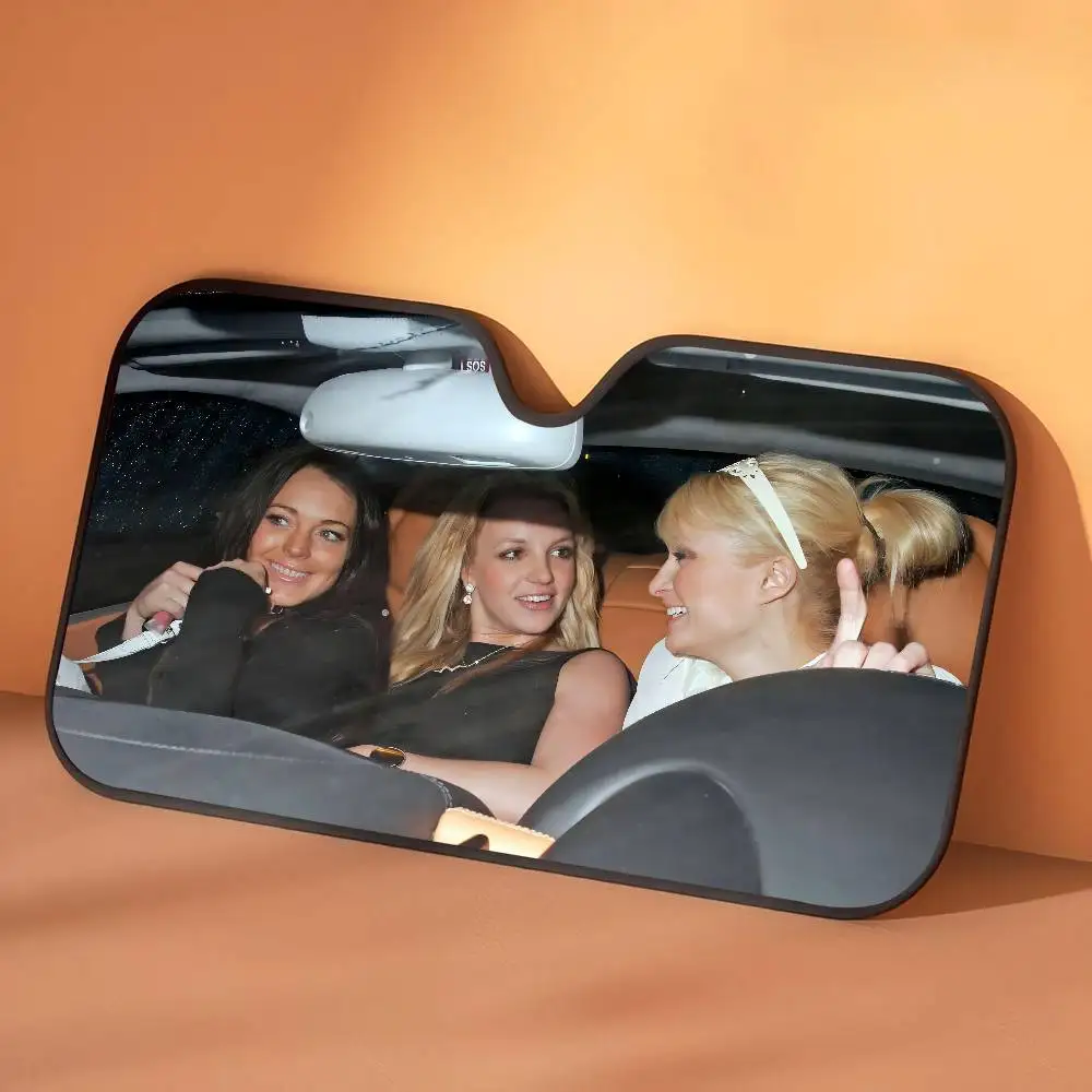 

Солнцезащитная Пленка Для Автомобиля Paris Britney Lindsay Cartoon С Подогревом, Для Лобового Стекла, Защита От Солнца