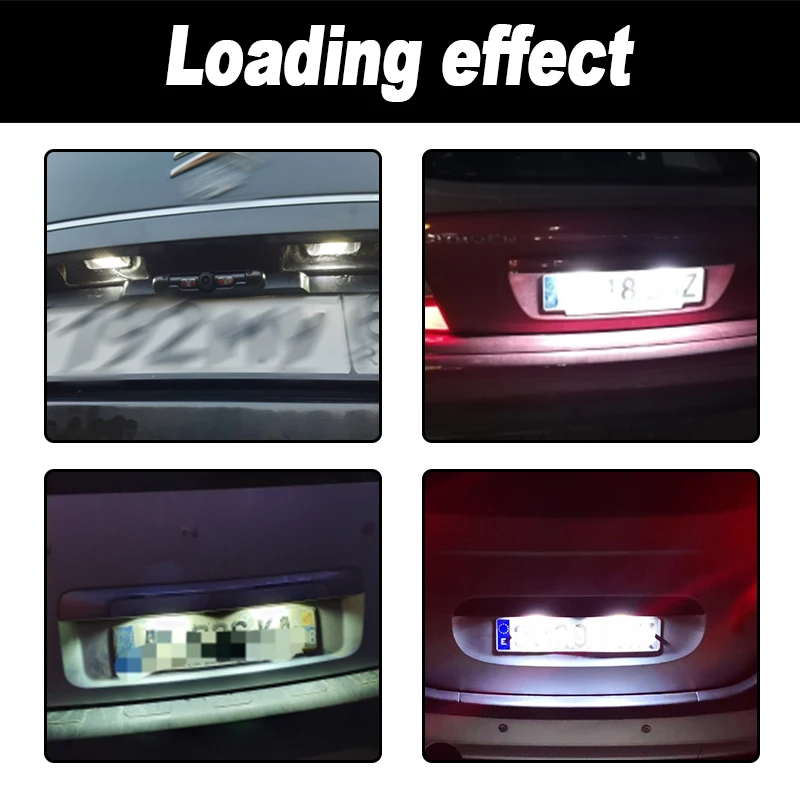 2 шт. детали для номерного знака Mercedes Benz C-class W203 R230 W209 C209 A209 SL CLK Class