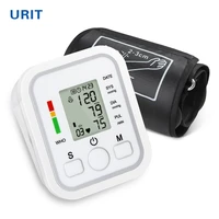 urit tonometer automatic arm digital blood pressure monitor digital lcd sphgmomanometer heart beat rate pulse meter