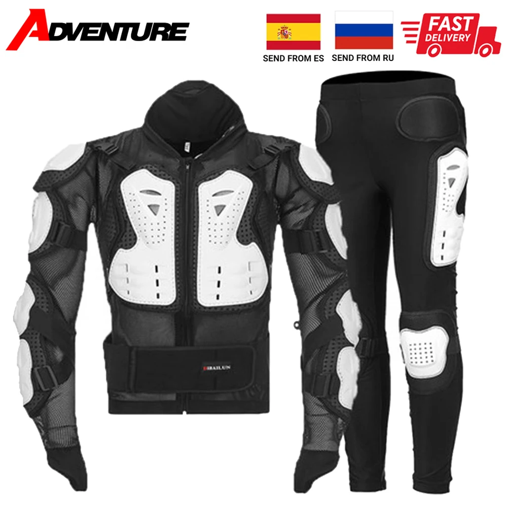 

Motorcycle Armor Motocross Jacket Motorbike Knee Protection Equipment Racing Body Armor Moto Ptotective Gears Riding Body Armor