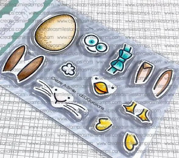 

Cute Rabbit Duck Animal 2022 New German Cut Stamp Scrapbook Diary Decor Template Embossing Template DIY Greeting Card Handmade