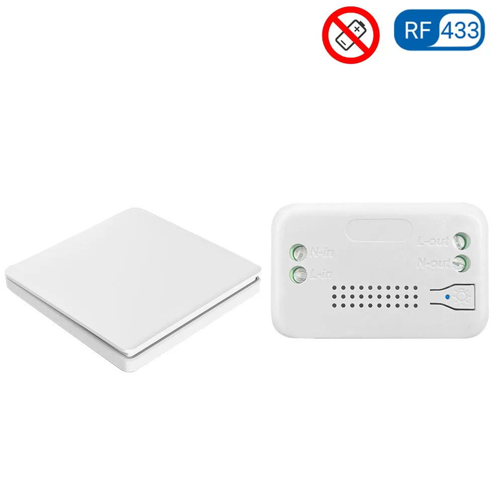 

Беспроводной кинетический выключатель Tedeligo