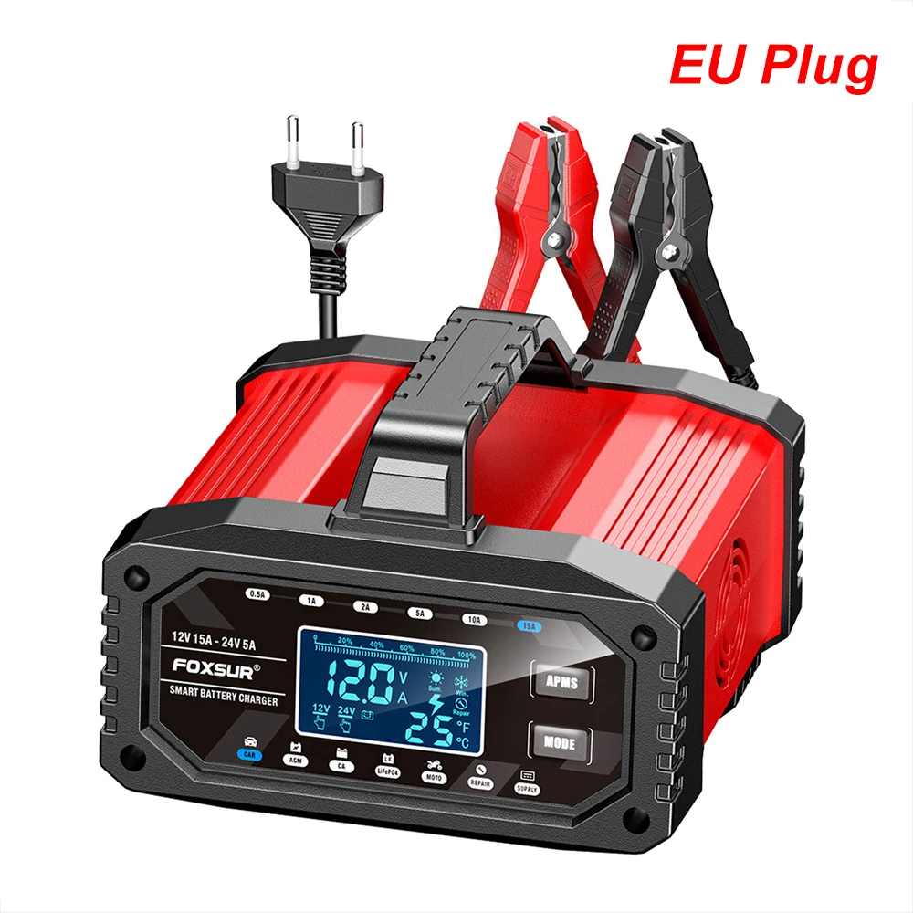 

Интеллектуальный Импульсный Восстановитель 300 Вт, 12 В/24 В Для Грузовых Аккумуляторов, Тестер Батарей