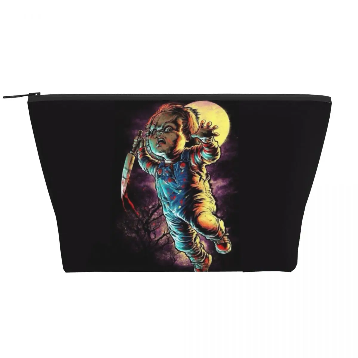 

Kawaii Чаки, кукла-убийца, дорожная сумка для туалетных принадлежностей для женщин, детские игры в ужас, фильмы, косметика, органайзер для макия...