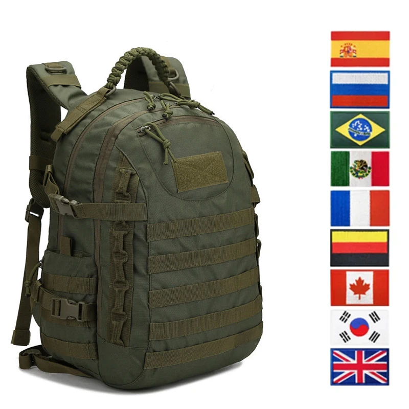 

35LLarge Capacity Cycling Bag 1680D Oxford Army Molle Rucksack Outdoor Trekking Fishing Hunting Climbing Bag Mochila Waterproof