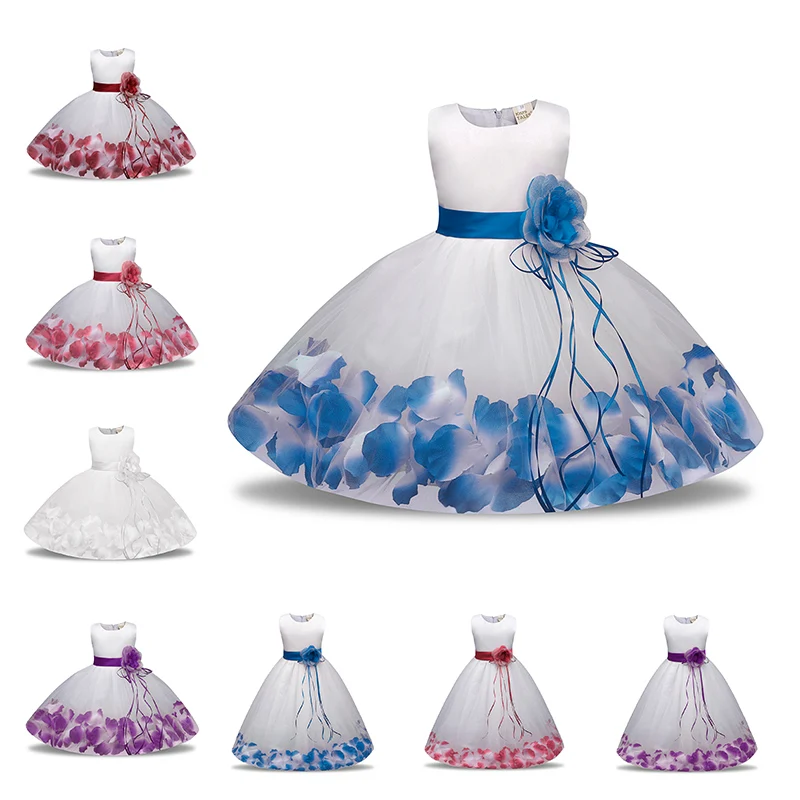 Детское платье без рукавов с цветочным принтом | Детская одежда и обувь