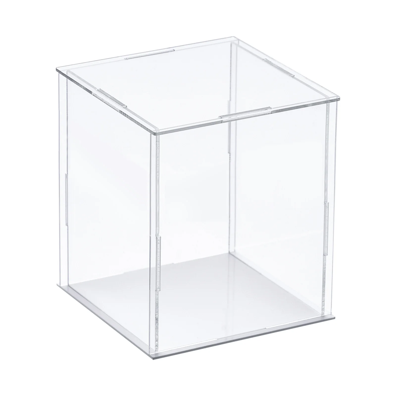 

Uxcell Clear Display Case, Acrylic Box Assemble Transparent Dustproof Box Showcase 3.9x3.9x7.9inch for Collectibles, Crafts