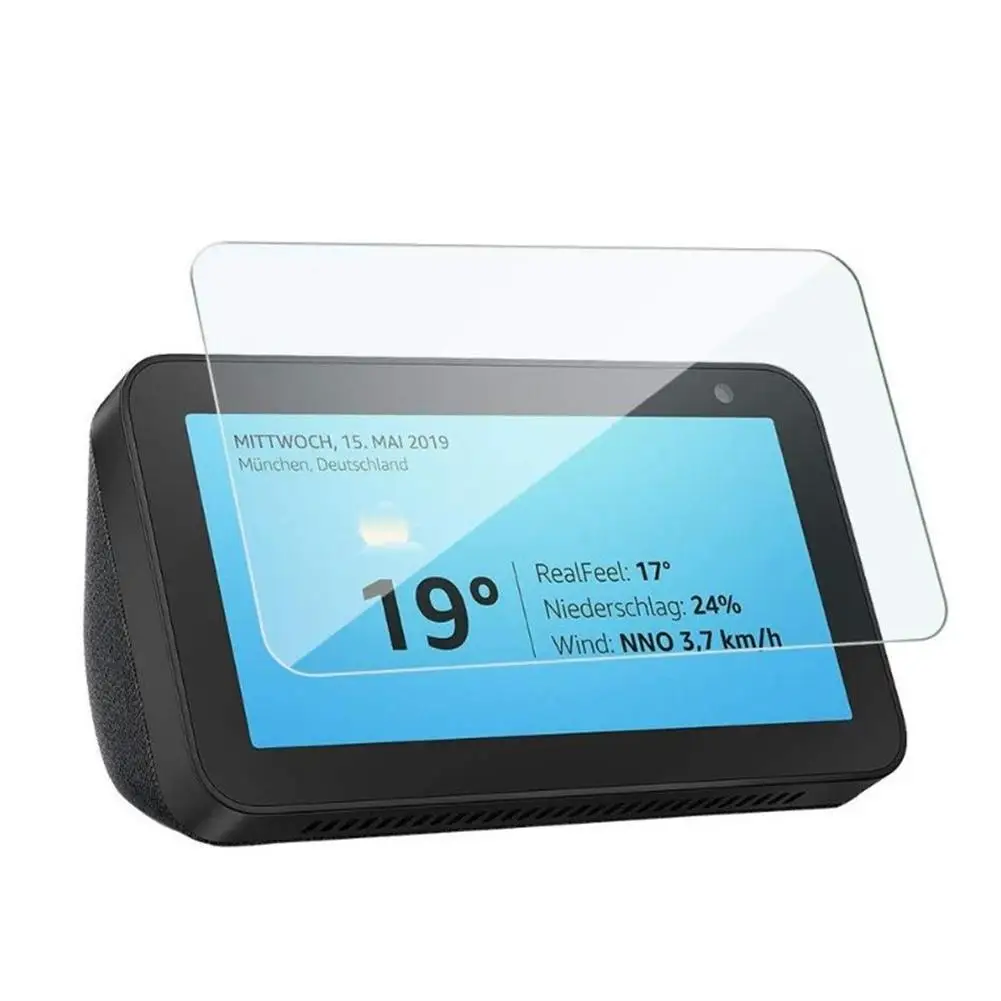 

Для Echo Show5 2 шт. защита экрана Закаленное стекло пленка против царапин защитная пленка для Echo Show5 аудио динамик аксессуары