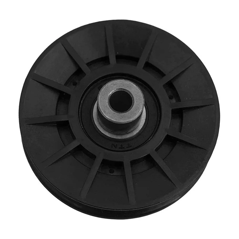 

Accessories Lawn Mower Part For Husqvarna For Poulan Garden Tool Lawn Tractor 1 Pcs 194327 Black Flat Idler Pulley