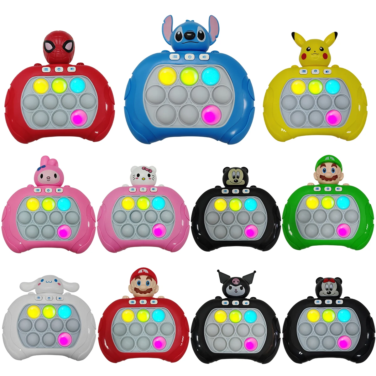2025 Пикачу Быстрая Игра пуш-ап фиджет-пузырь электронная поп it Pro игрушка для